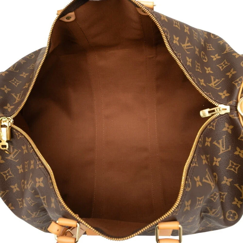 LOUIS VUITTON Brown Monogram Leather Shoulder Bag